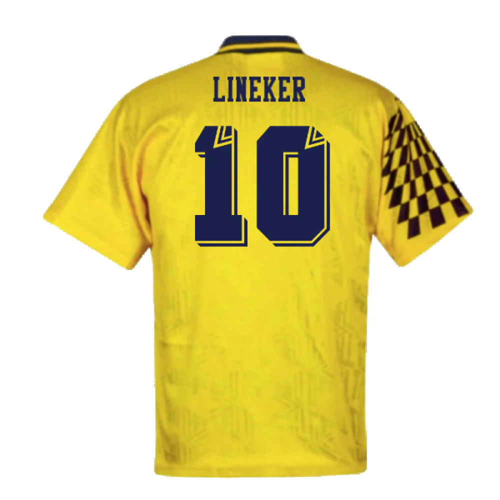 1991-1995 Tottenham Away Shirt (Very Good) (LINEKER 10) - Image 2