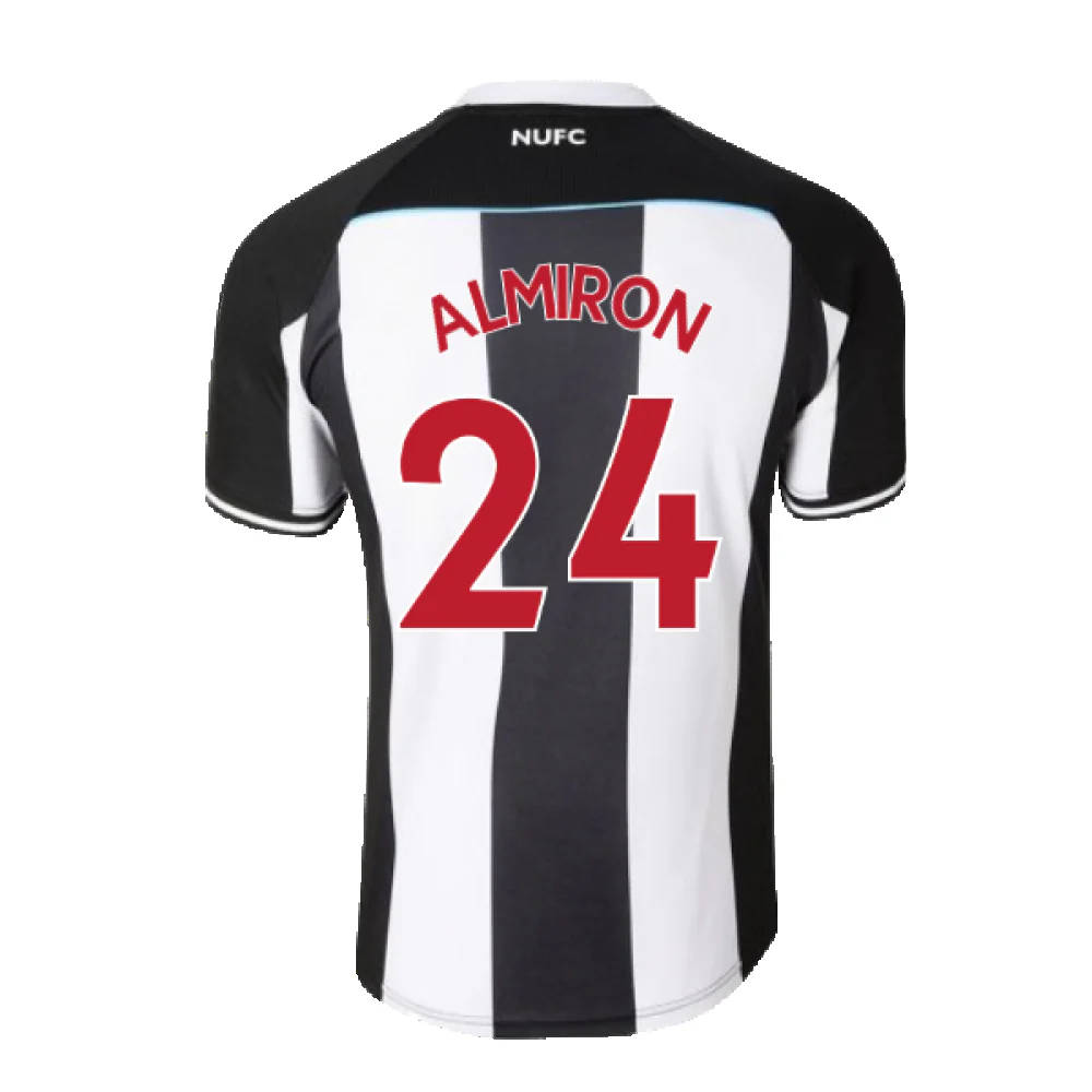 2021-2022 Newcastle United Home Shirt (M) (Mint) (ALMIRON 24) - Image 2