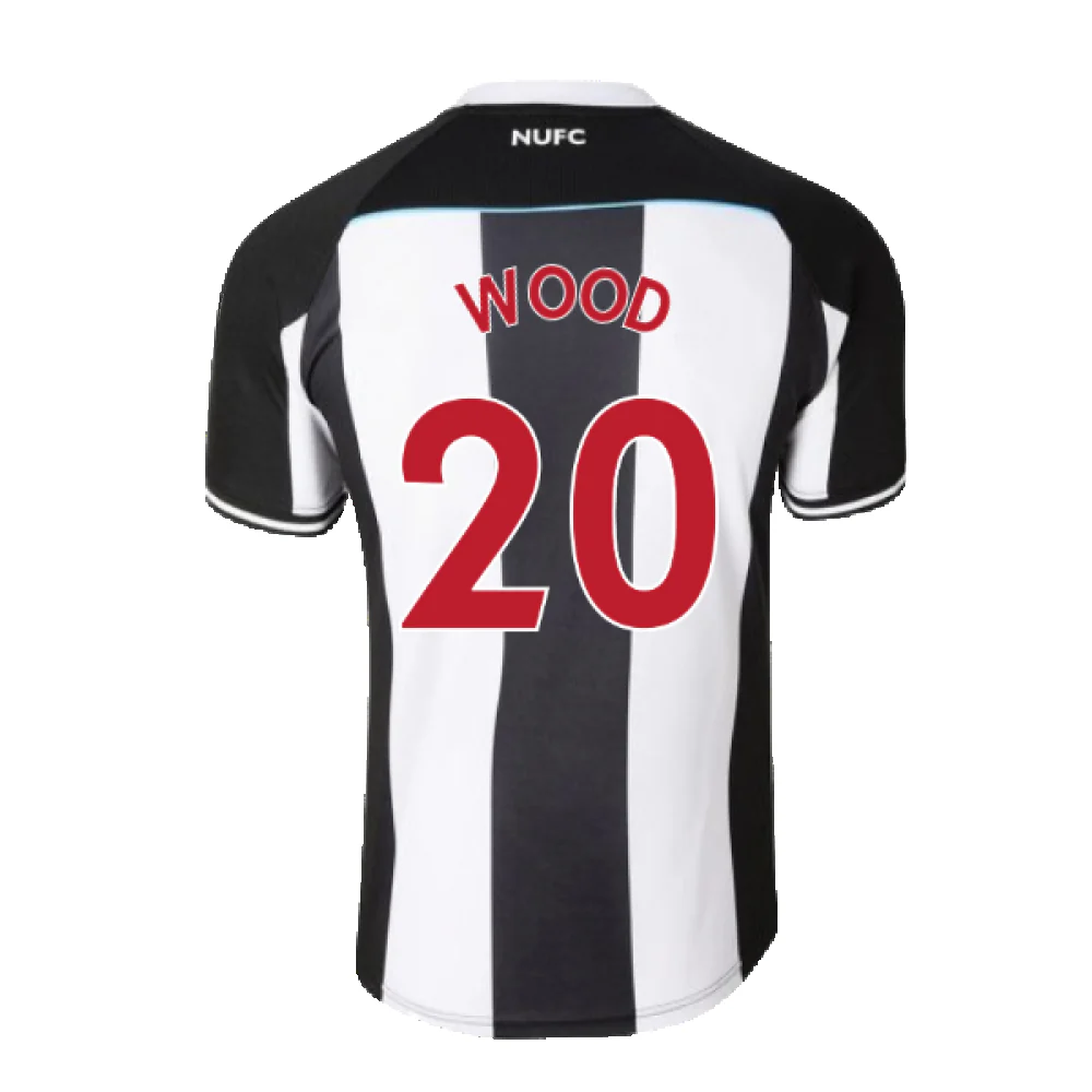 2021-2022 Newcastle United Home Shirt (XL) (Excellent) (WOOD 20) - Image 2