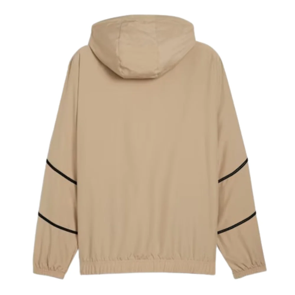 2024-2025 AC Milan Prematch Woven Jacket (Tan) - Image 32