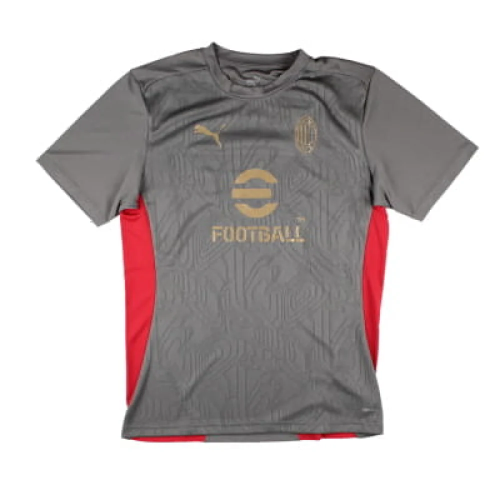 2024-2025 AC Milan Training Shirt (Grey) - Image 3