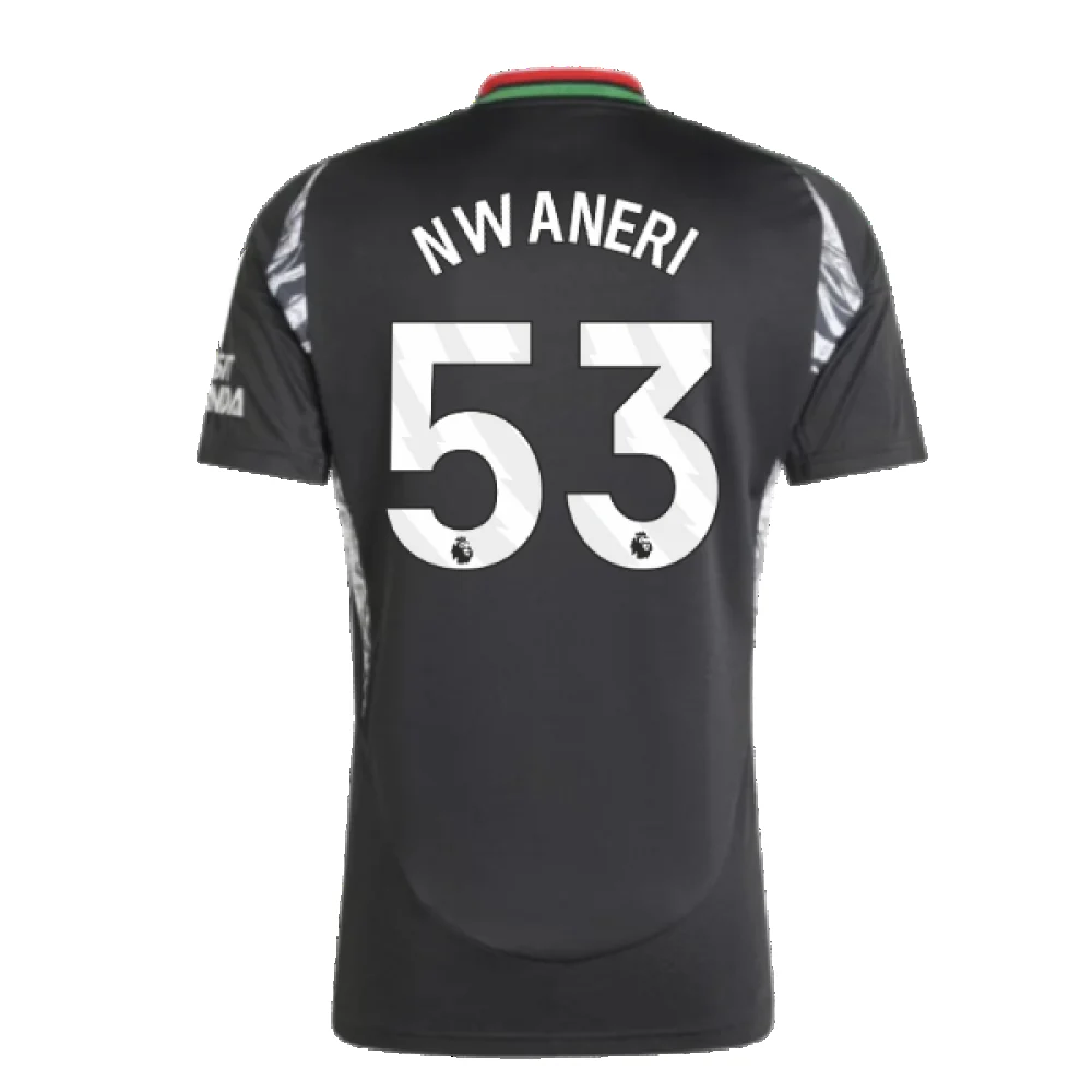2024-2025 Arsenal Away Shirt (Nwaneri 53) - Image 3