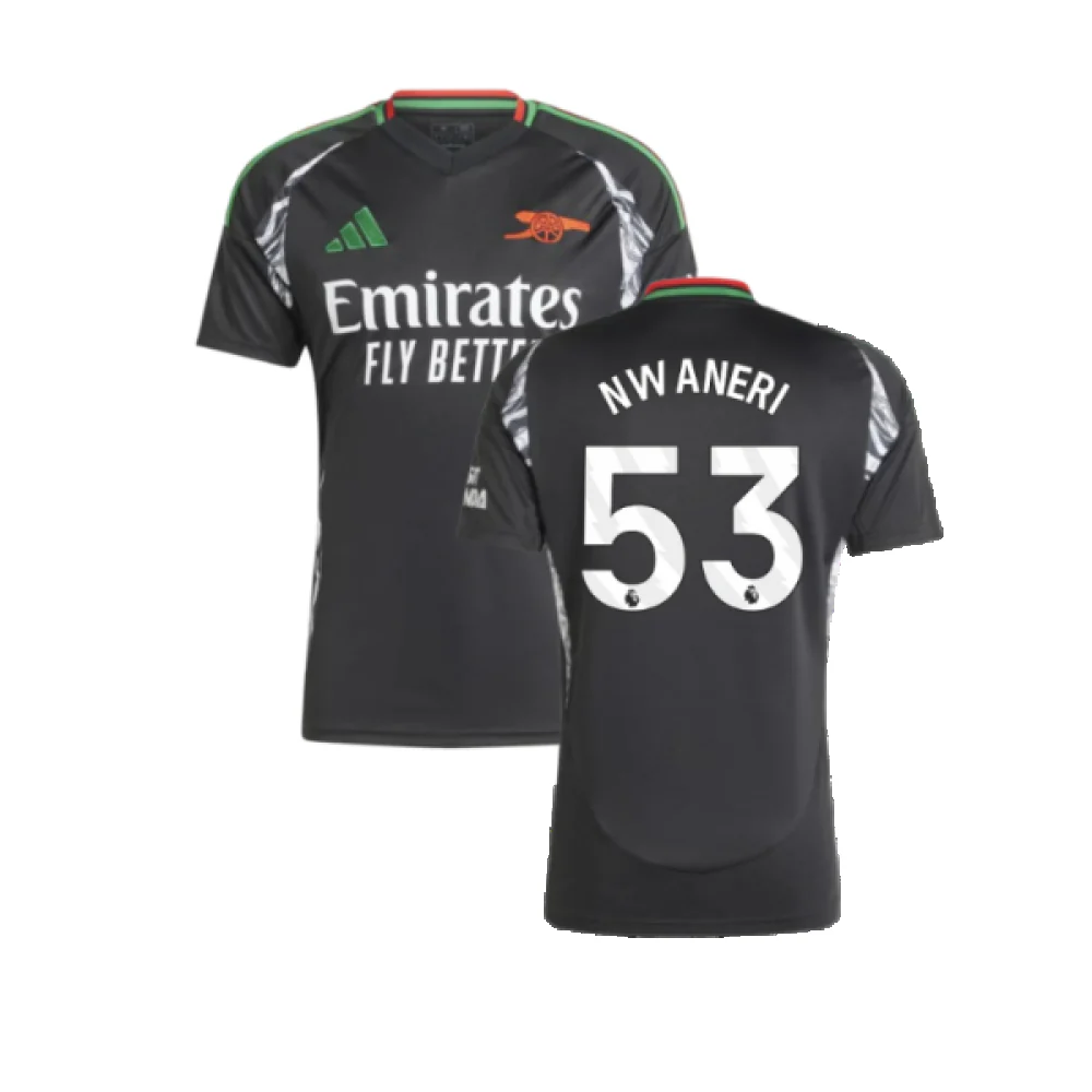 2024-2025 Arsenal Away Shirt (Nwaneri 53) - Image 7