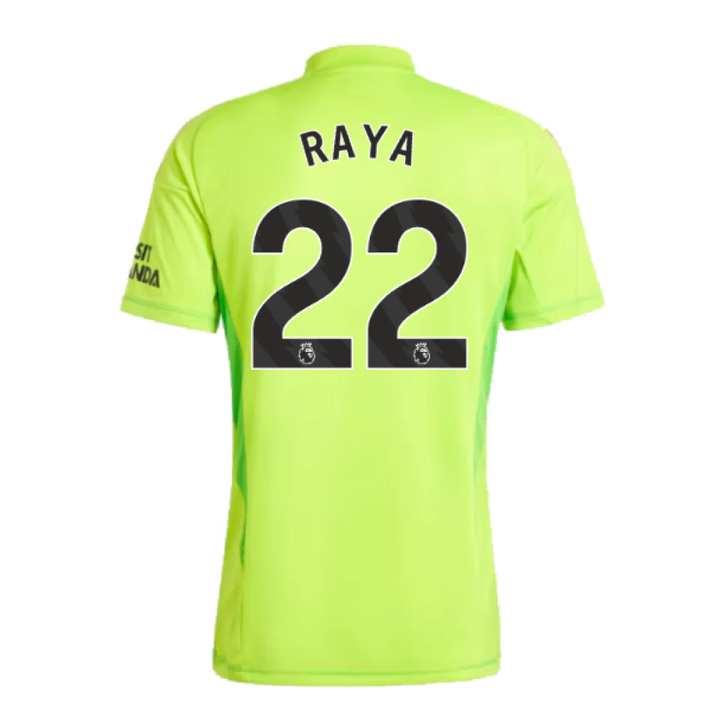 2024-2025 Arsenal Home Goalkeeper Shirt (Yellow) (Raya 22) - Image 3
