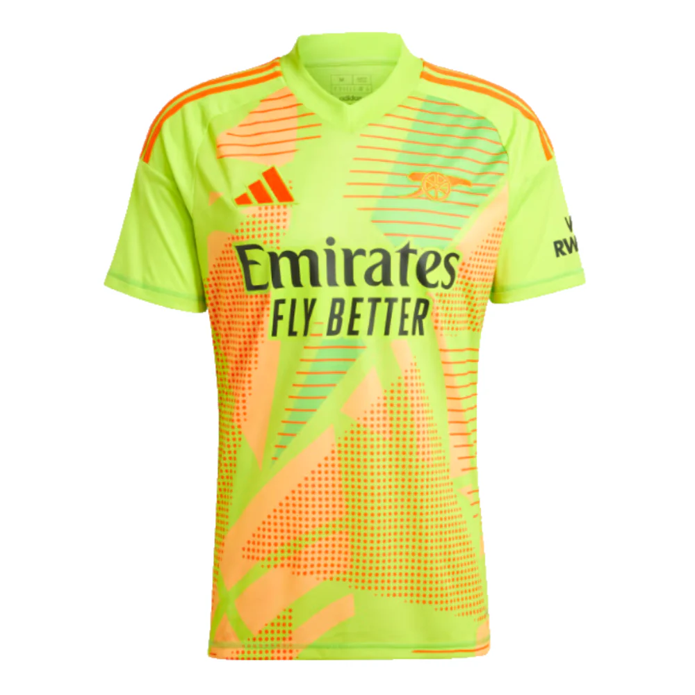 2024-2025 Arsenal Home Goalkeeper Shirt (Yellow) (Raya 22) - Image 4