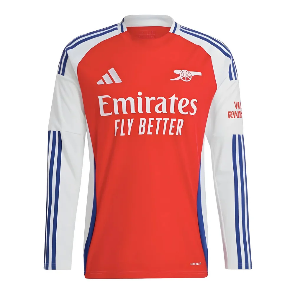2024-2025 Arsenal Long Sleeve Home Shirt - Image 3