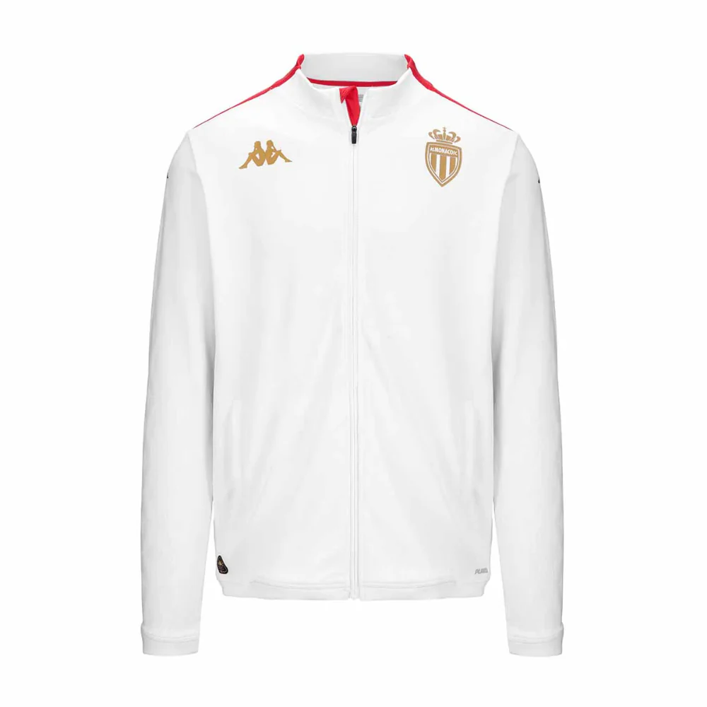 2024-2025 AS Monaco Anthem Jacket (White) - Image 10