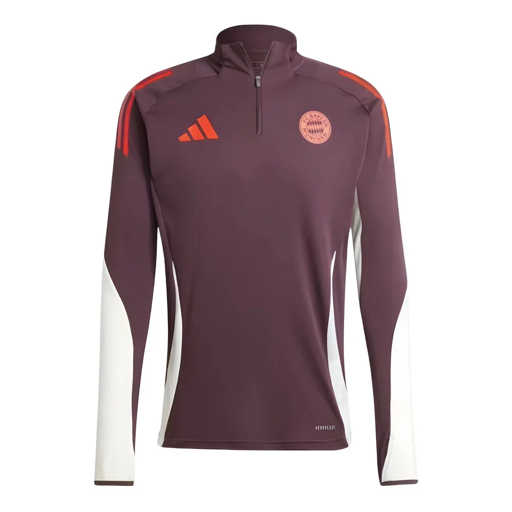 2024-2025 Bayern Munich Training Top (Shadow Maroon) - Image 3