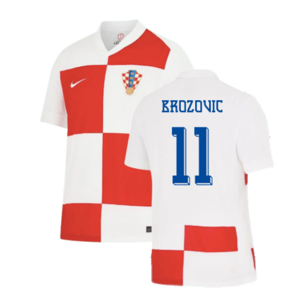 2024-2025 Croatia Home Shirt (Brozovic 11) - Image 6