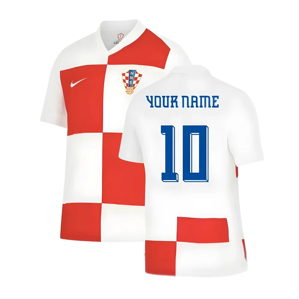 2024-2025 Croatia Home Shirt (Your Name) - Image 11