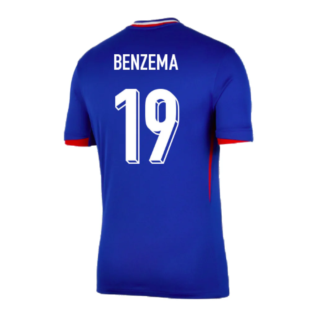 2024-2025 France Home Shirt (Benzema 19) - Image 3