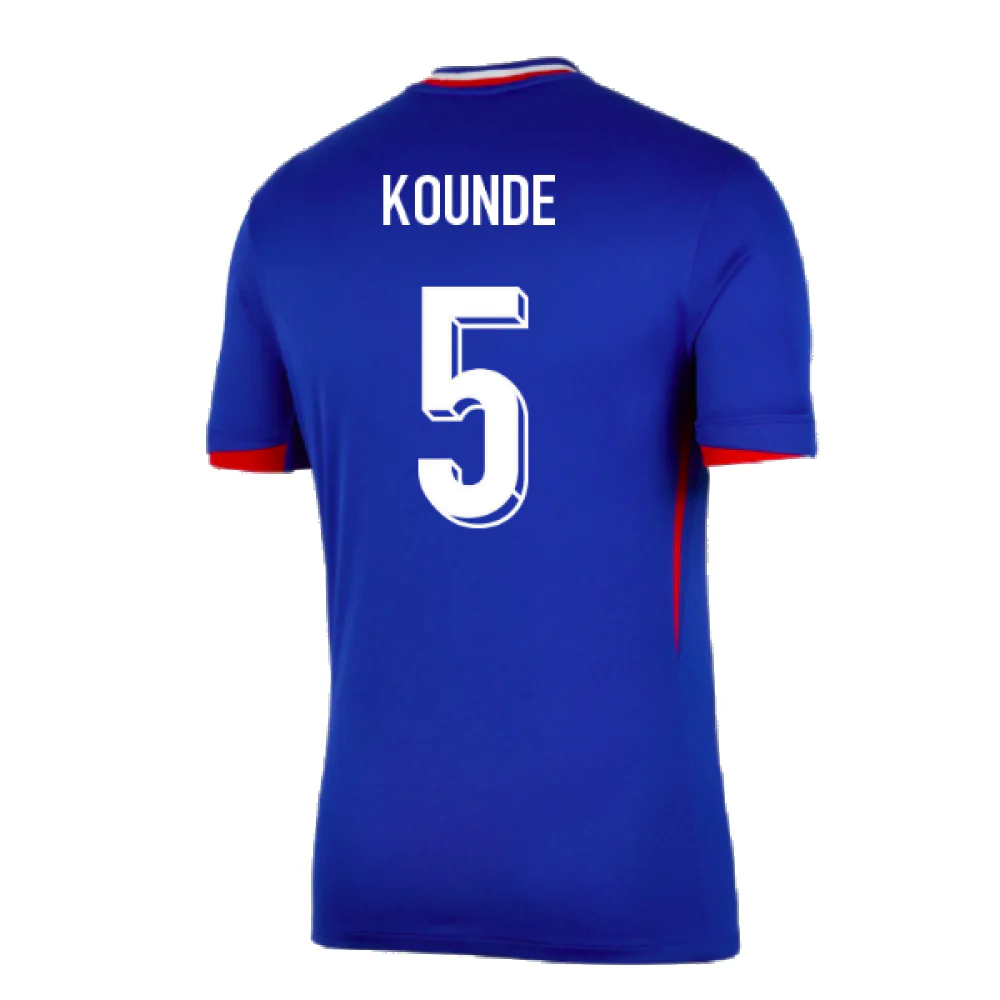 2024-2025 France Home Shirt (Kounde 5) - Image 3