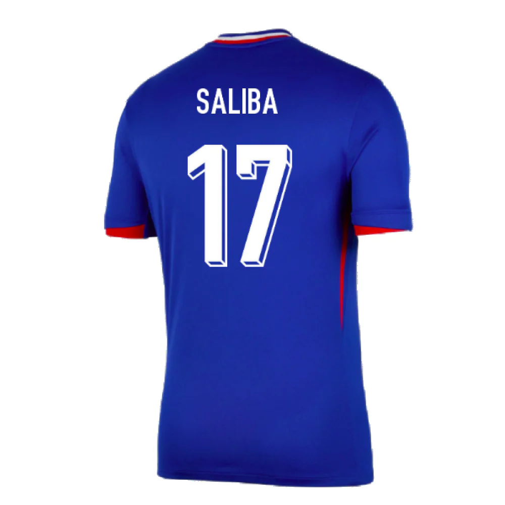 2024-2025 France Home Shirt (Saliba 17) - Image 3