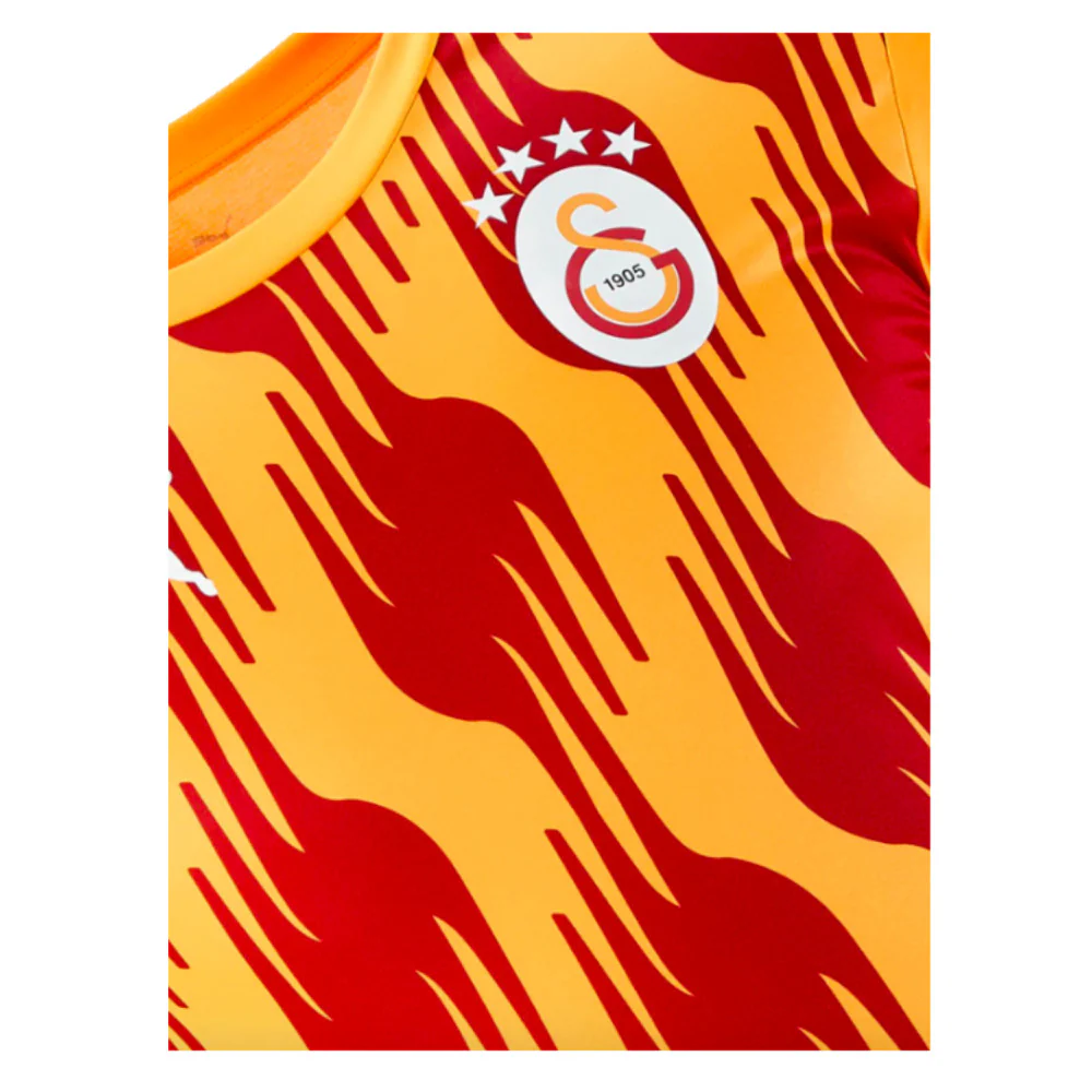 2024-2025 Galatasaray Pre-Match Shirt (Orange) - Image 6