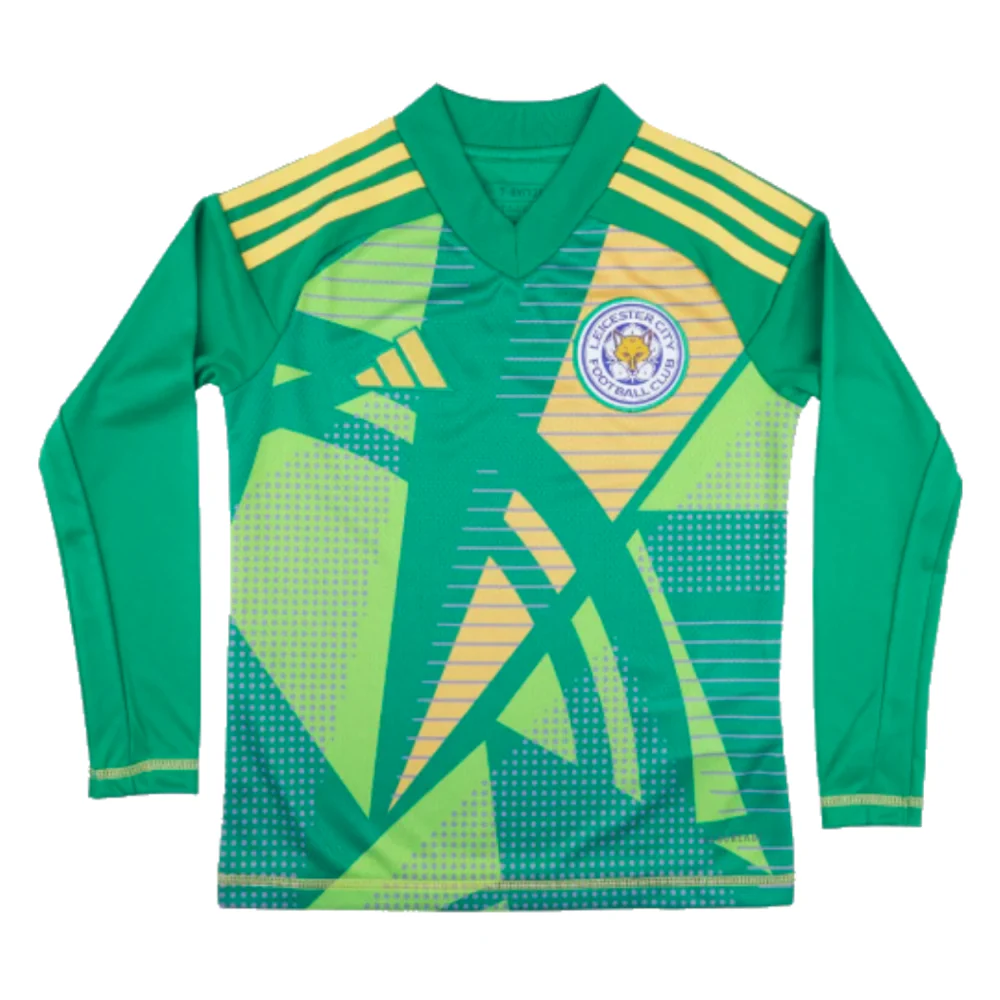 2024-2025 Leicester City Home Goalkeeper Shirt (Green) - Kids - Image 13