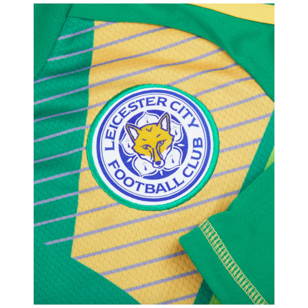 2024-2025 Leicester City Home Goalkeeper Shirt (Green) - Kids - Image 16