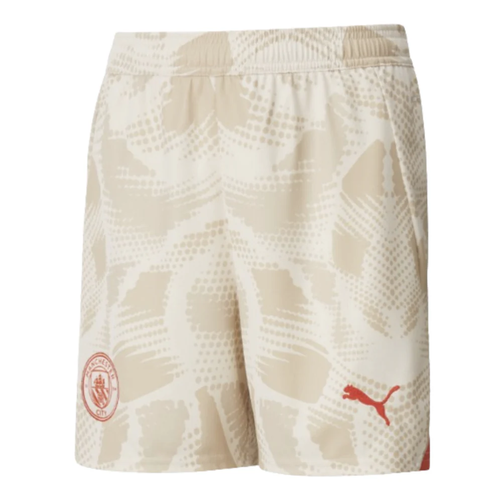 2024-2025 Man City Away Goalkeeper Shorts (Alpine Snow) - Kids