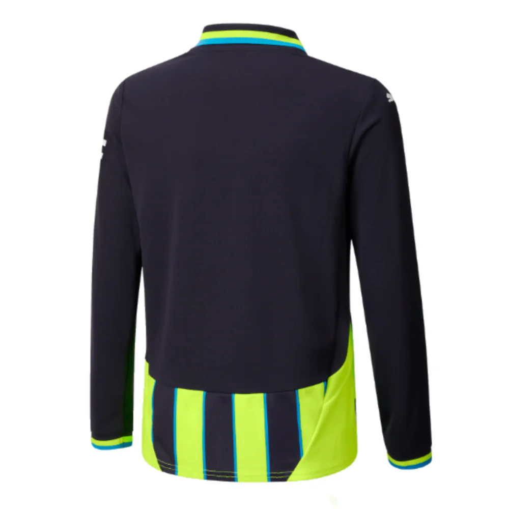 2024-2025 Man City Away Long Sleeve Shirt (Kids) - Image 38