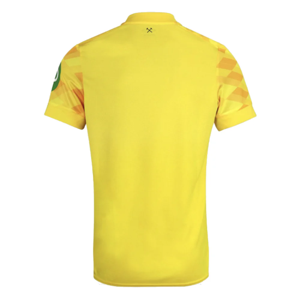 2024-2025 West Ham Goalkeeper Shirt (Yellow) - Kids - Image 2