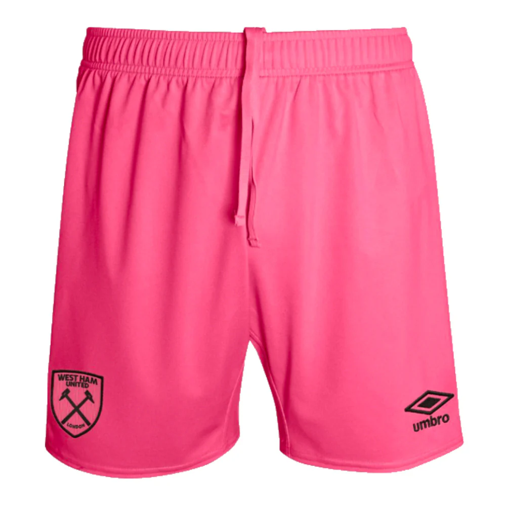 2024-2025 West Ham Goalkeeper Shorts (Pink) - Kids - Image 5