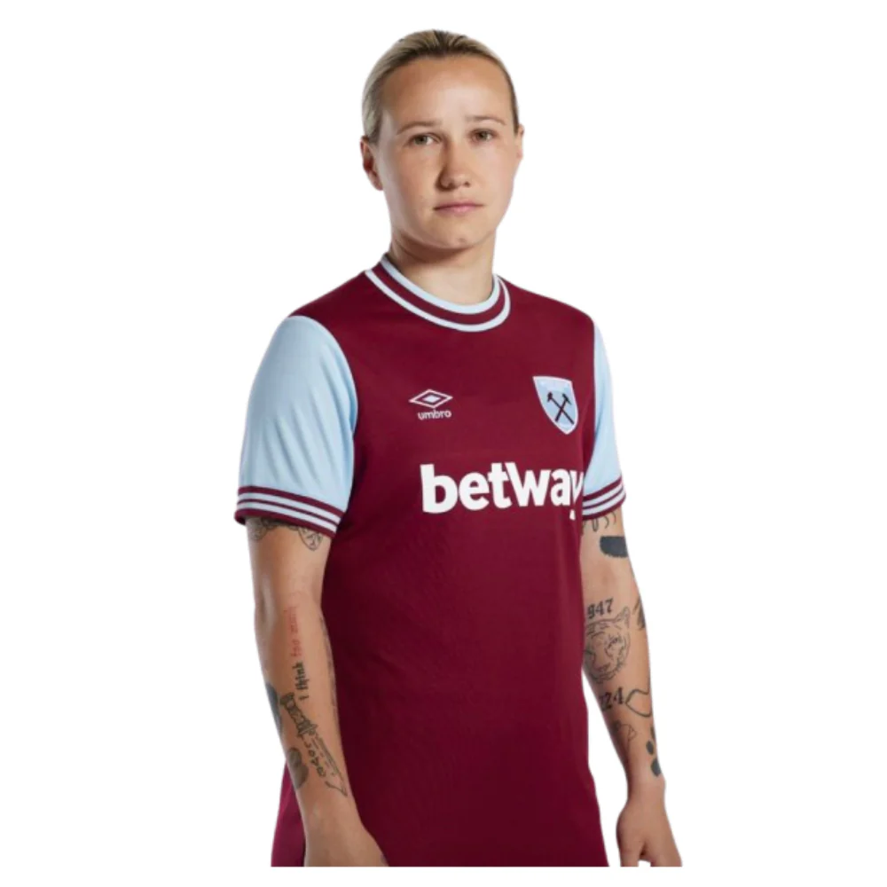 2024-2025 West Ham Home Shirt (Womens) - Image 3