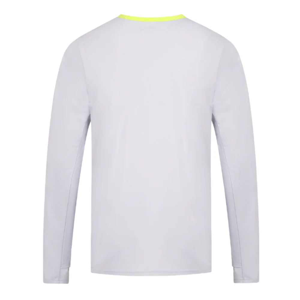 2024-2025 Wolves Players Training Long Sleeved Tee (Grey) - Image 3