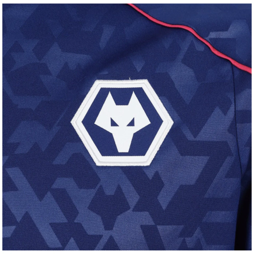2024-2025 Wolves Pre Match Anthem Jacket - Blue - Image 15