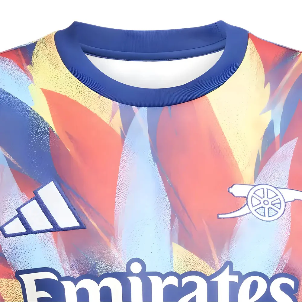 2025-2026 Arsenal Pre-Match Warm Top (Victory Blue) - Image 5