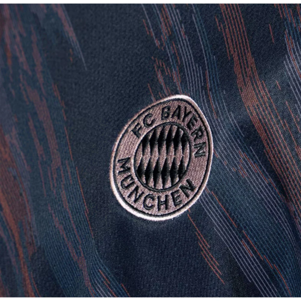2025-2026 Bayern Munich Pre-Match Warm Top (Black) - Image 2