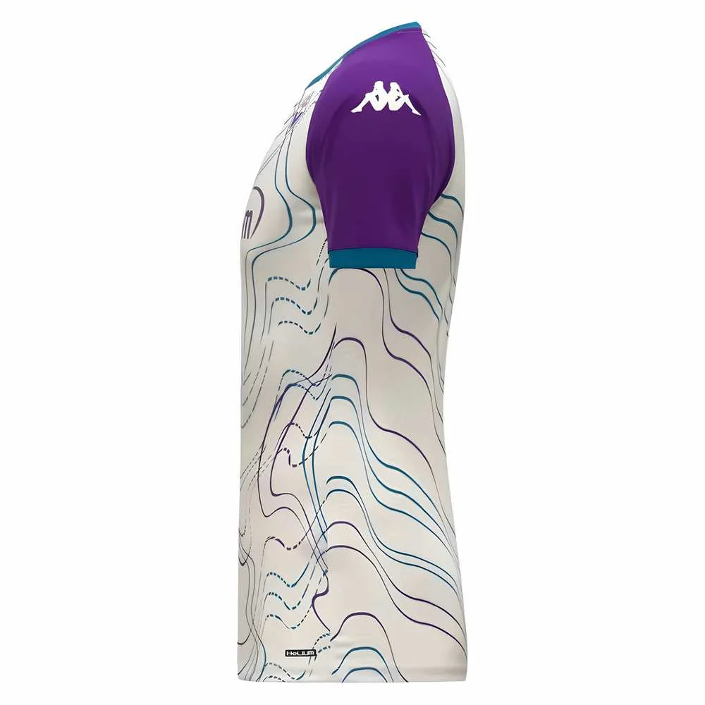2025-2026 Fiorentina Pre Match Shirt (White-Violet) - Image 2