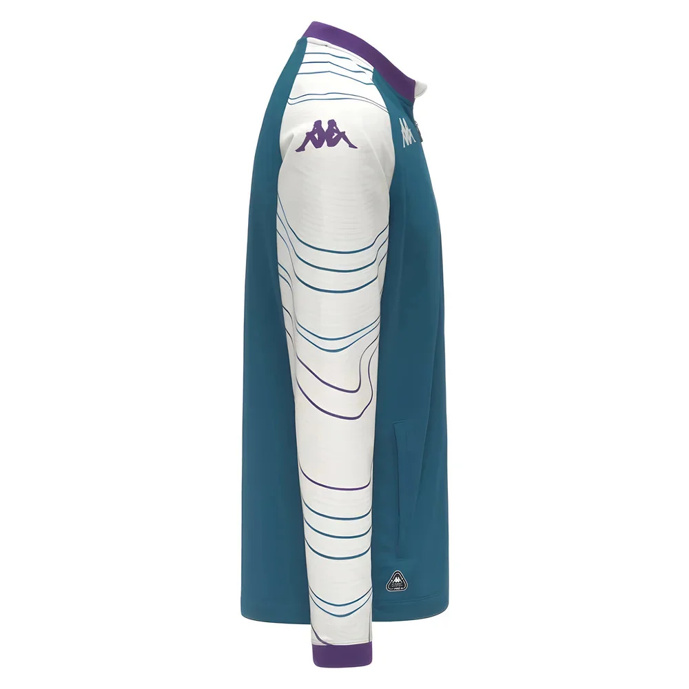 2025-2026 Fiorentina Presentation Jacket (Turquoise) - Image 3