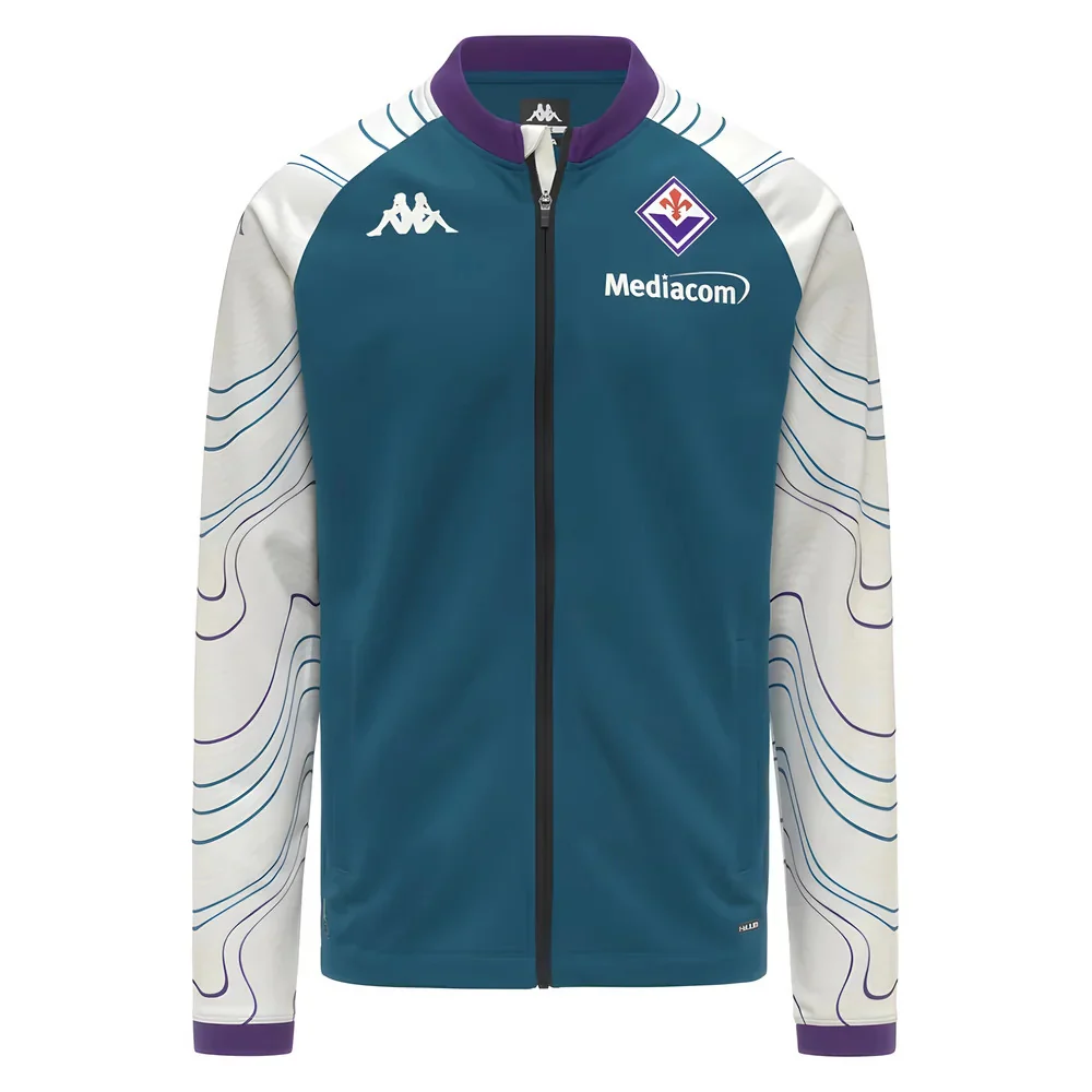 2025-2026 Fiorentina Presentation Jacket (Turquoise) - Image 4