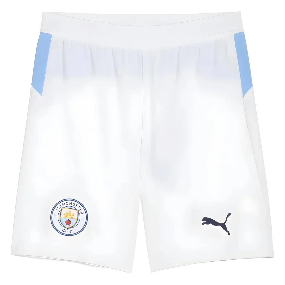 2025-2026 Man City Home Shorts (White) - Image 5