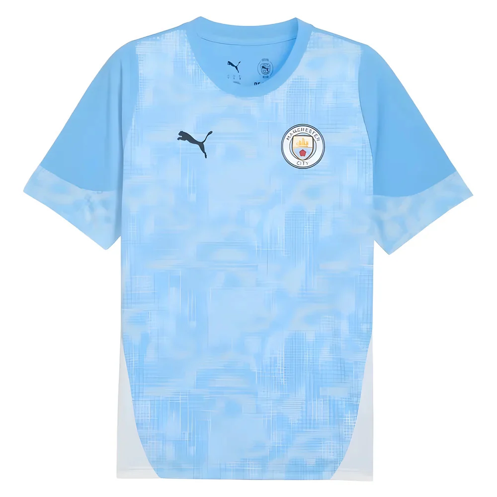 2025-2026 Man City Training Jersey (Light Blue) - Kids