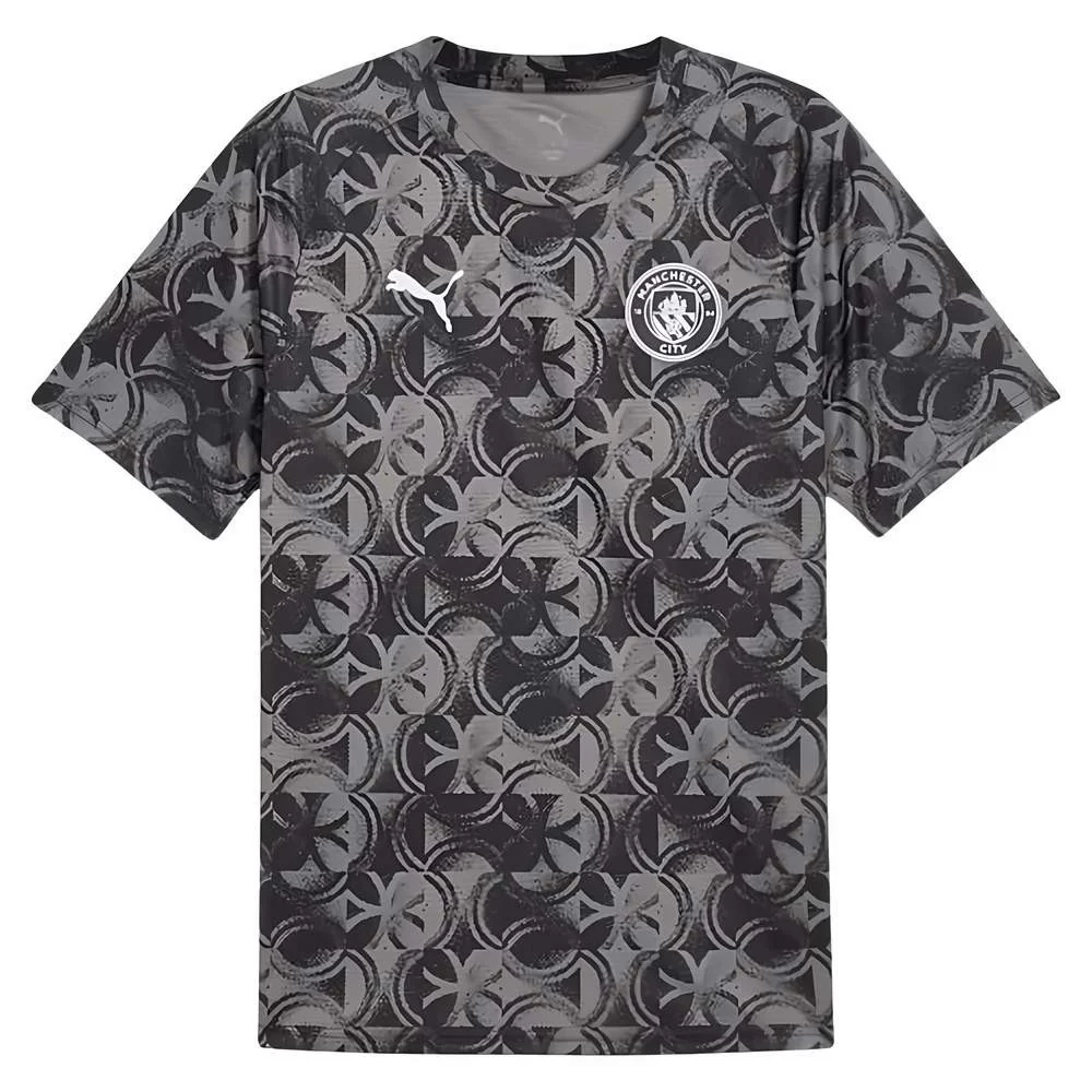 2025-2026 Man City Warm Up Jersey (Black) - Image 7