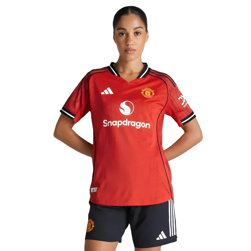 2025-2026 Man Utd Authentic Home Shirt (Womens) - Image 5