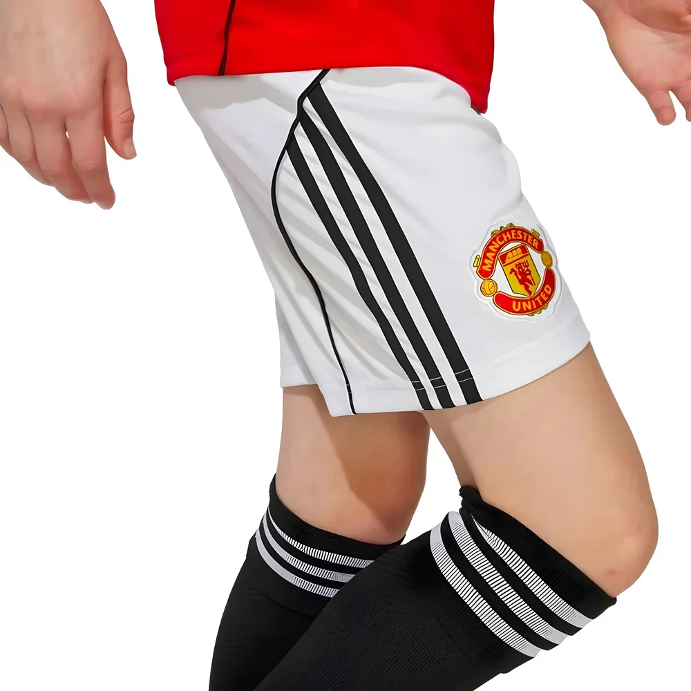 2025-2026 Man Utd Home Shorts (White) - Kids - Image 2