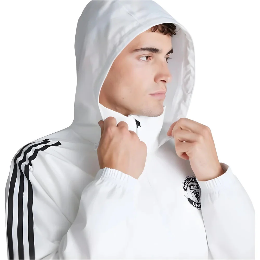 2025-2026 Man Utd Rain Jacket (White) - Image 3