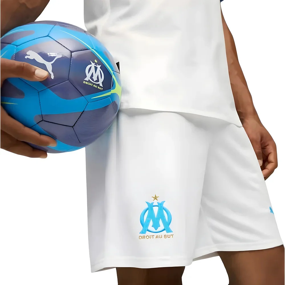 2025-2026 Marseille Home Shorts (White) - Image 5
