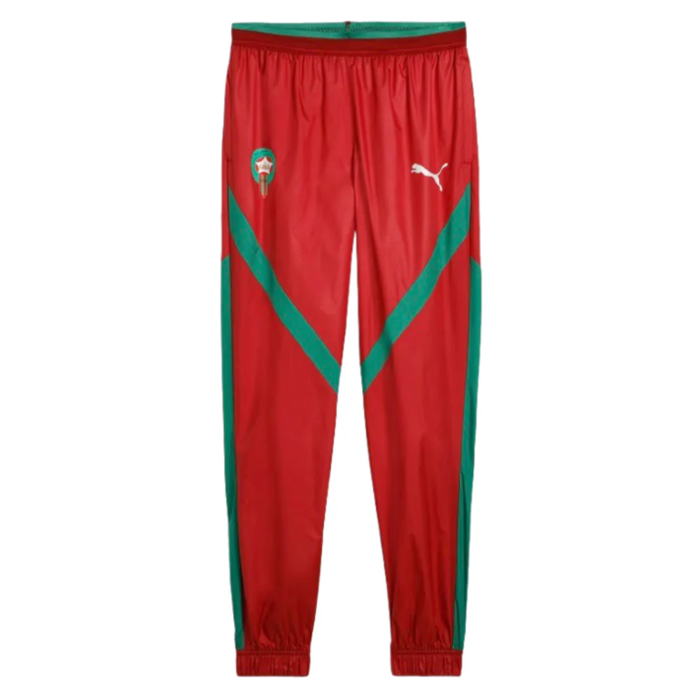 2025-2026 Morocco Pre-Match Pants (Red) - Image 5