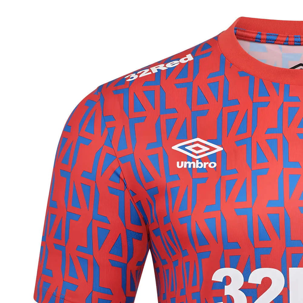 2025-2026 Rangers Away Pre-Match Tee (Flame Scarlet) - Image 4