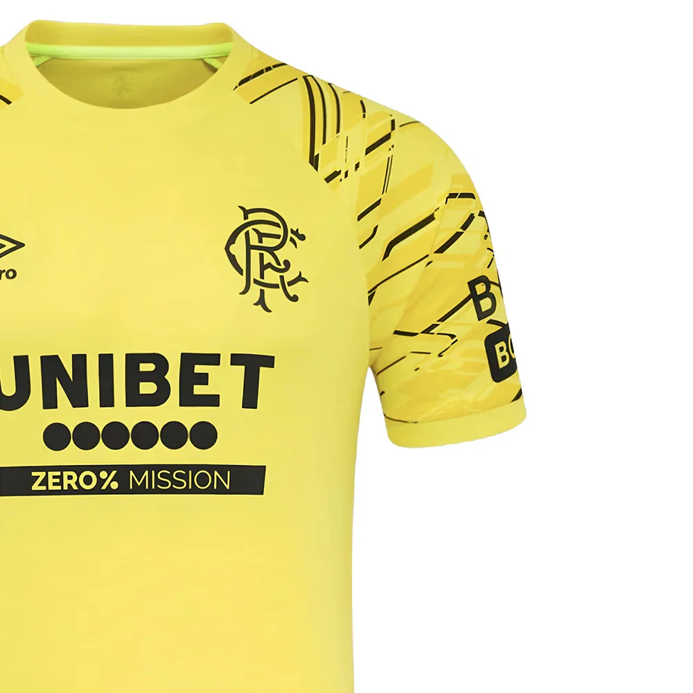 2025-2026 Rangers Home Goalkeeper Shirt (Yellow) - Image 2