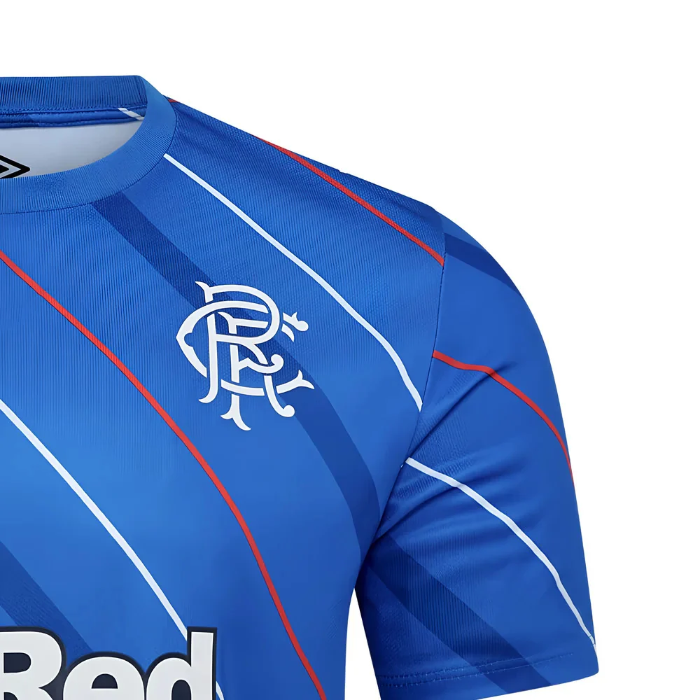 2025-2026 Rangers Home Pre Match Short Sleeve Tee (Lapis Blue) - Image 20