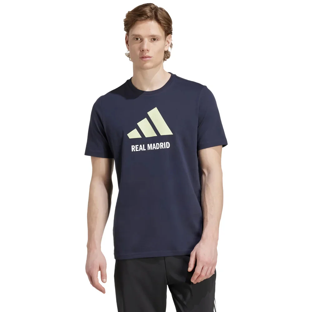 2025-2026 Real Madrid Seasonal Graphic Tee (Legend Ink)