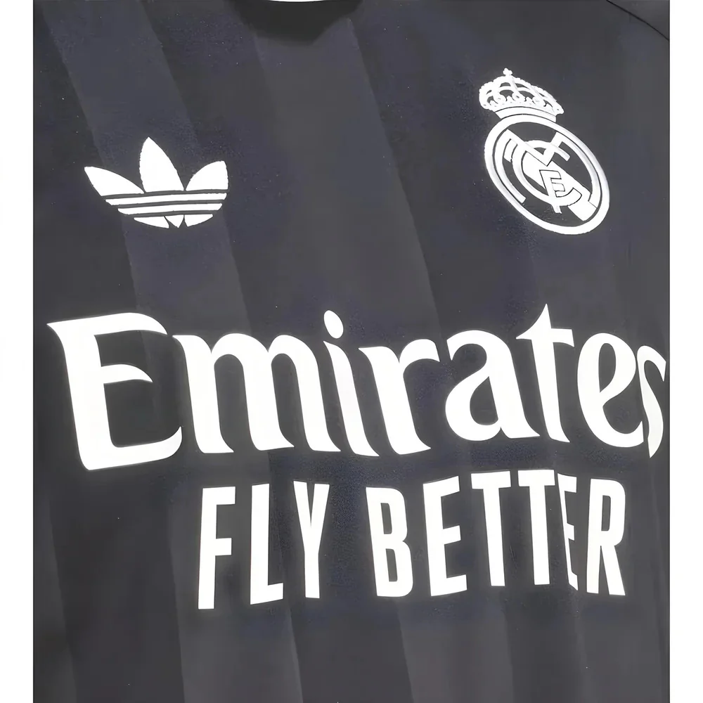 2025-2026 Real Madrid Third Goalkeeper Shirt (Black) - Image 2