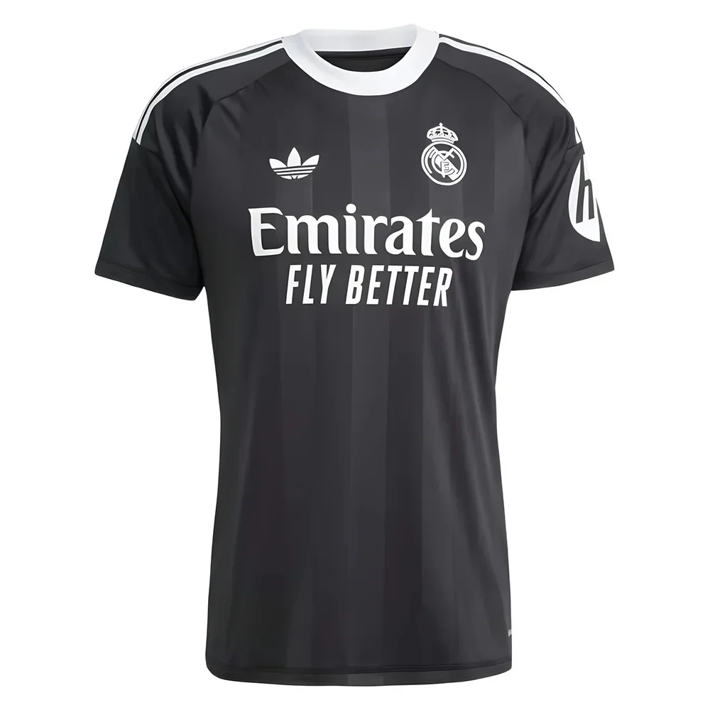2025-2026 Real Madrid Third Goalkeeper Shirt (Black) - Image 5