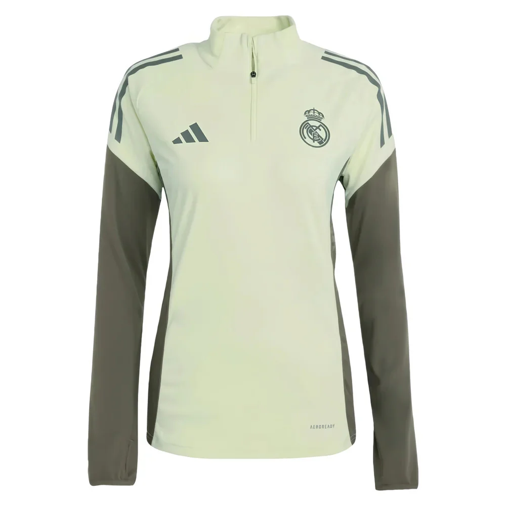 2025-2026 Real Madrid Training Top (Almost Lime) - Womens - Image 4