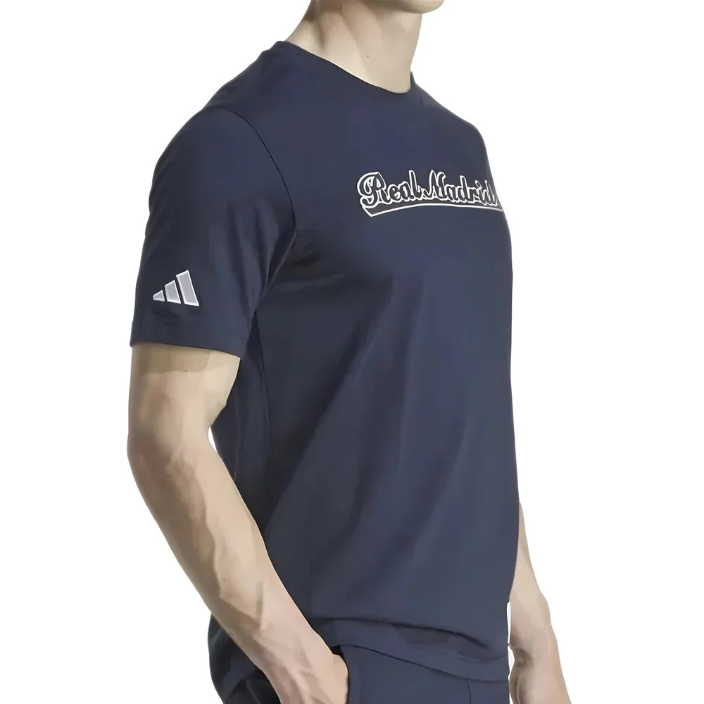 2025-2026 Real Madrid US Tee (Navy) - Image 5