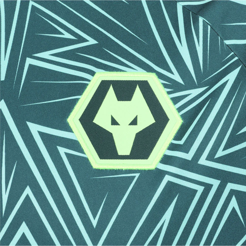 2025-2026 Wolves Away Pre-Match Shirt (Dark Green) - Image 15