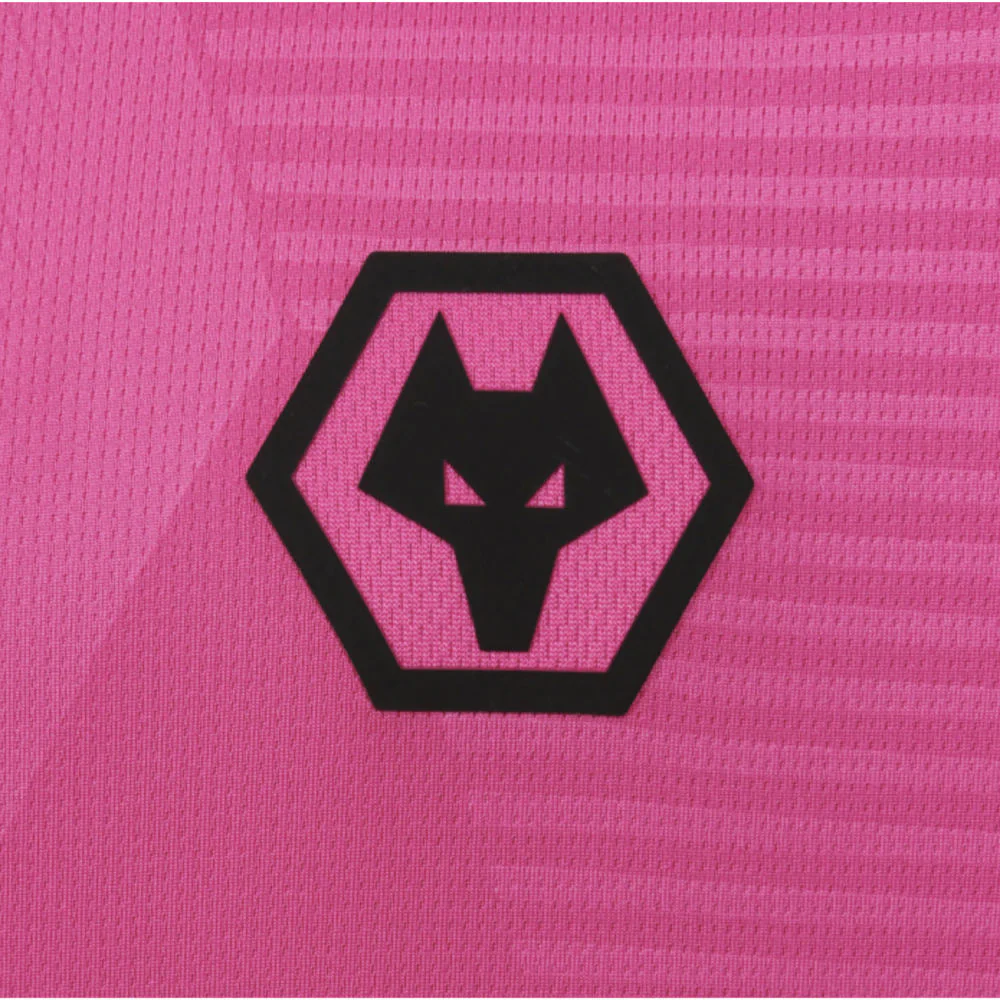 2025-2026 Wolves Goalkeeper Away Shirt (Pink) - Kids - Image 2